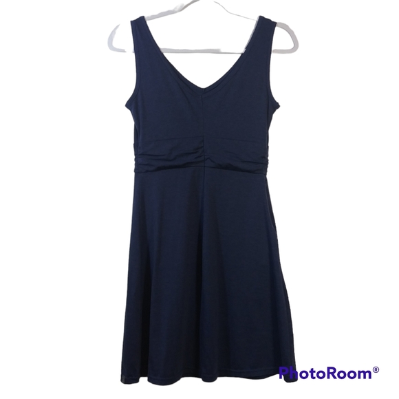 Title Nine Frances Dress Blue V-Neck Athleisure Size XS - Picture 2 of 7
